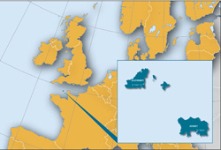 Map of the Channel Islands