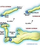 Cayman Islands map