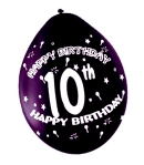 Tenth birthday balloon