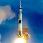 Apollo rocket launch