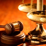 Gavel and scales