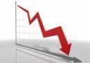 Picture of a downwards arrow on a graph