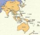 Map of the Asia Pacific region