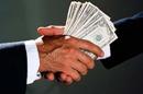 Money changing hands