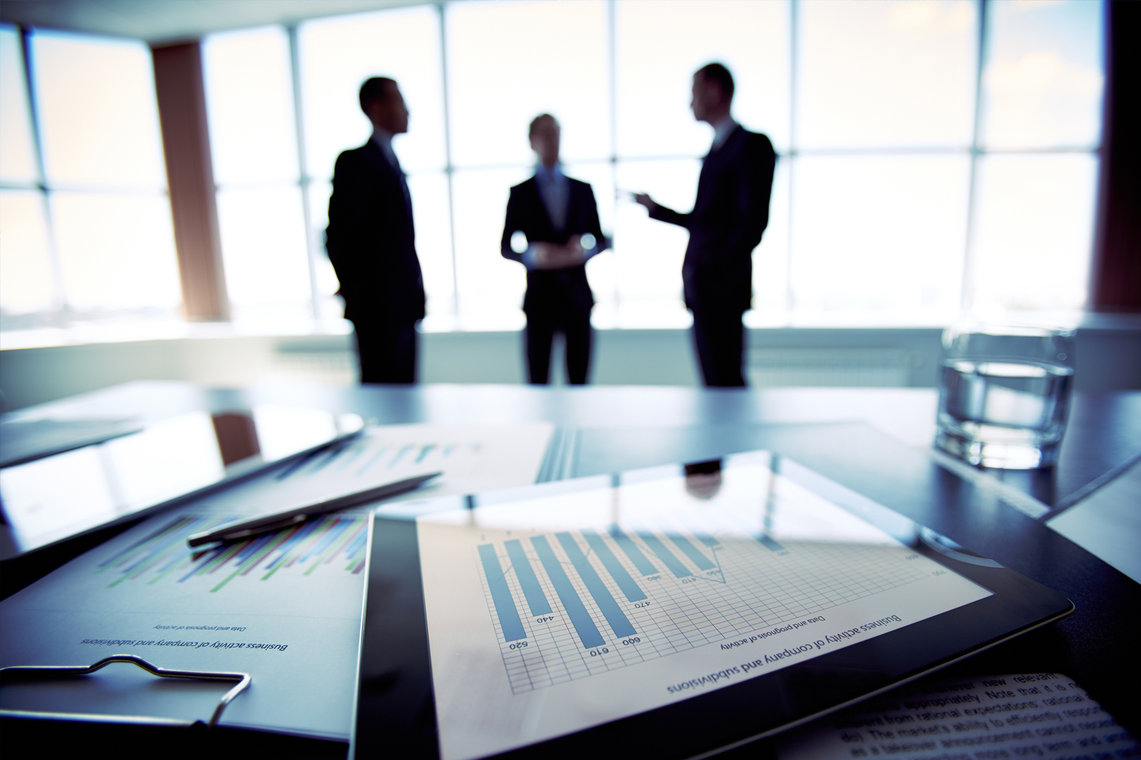 Men in an office