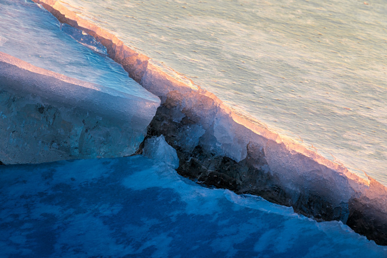 Breaking ice