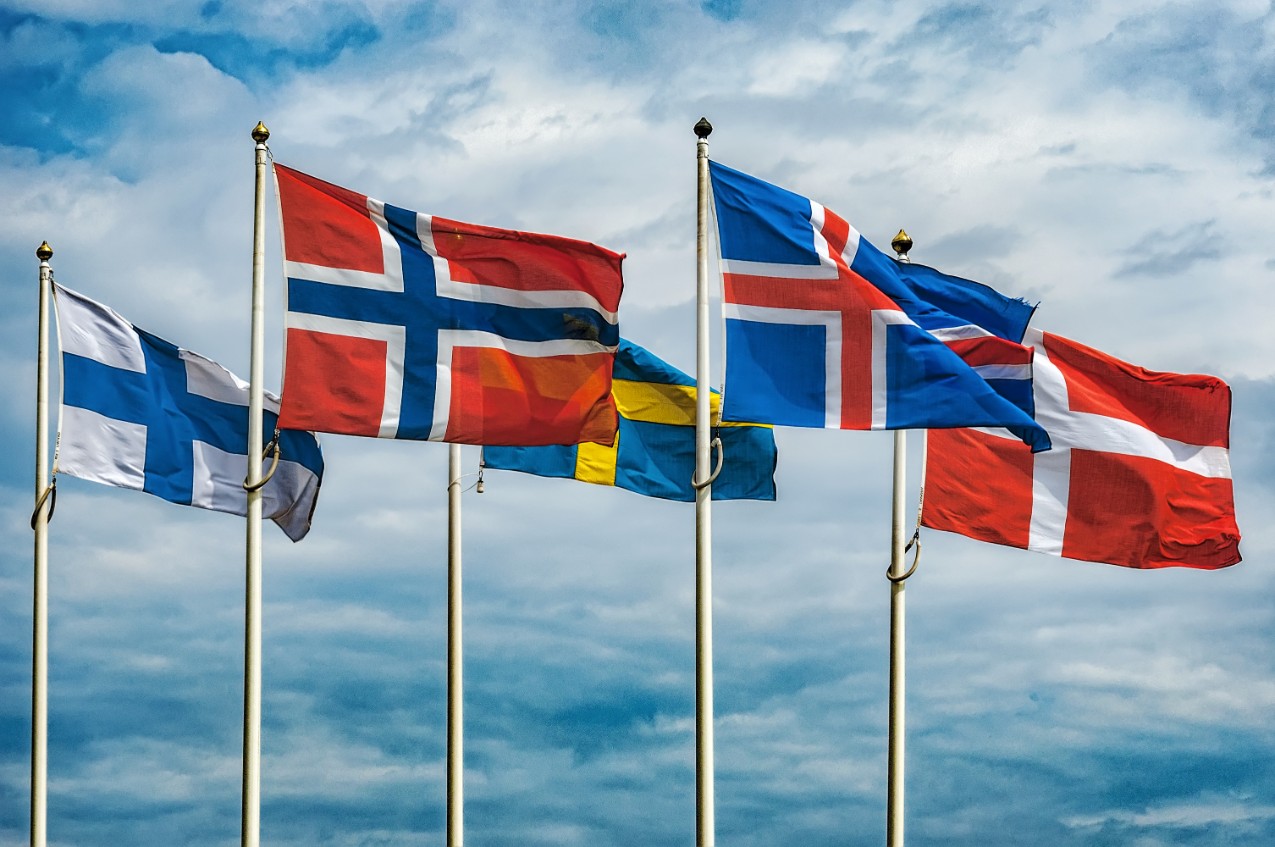 Nordic flags