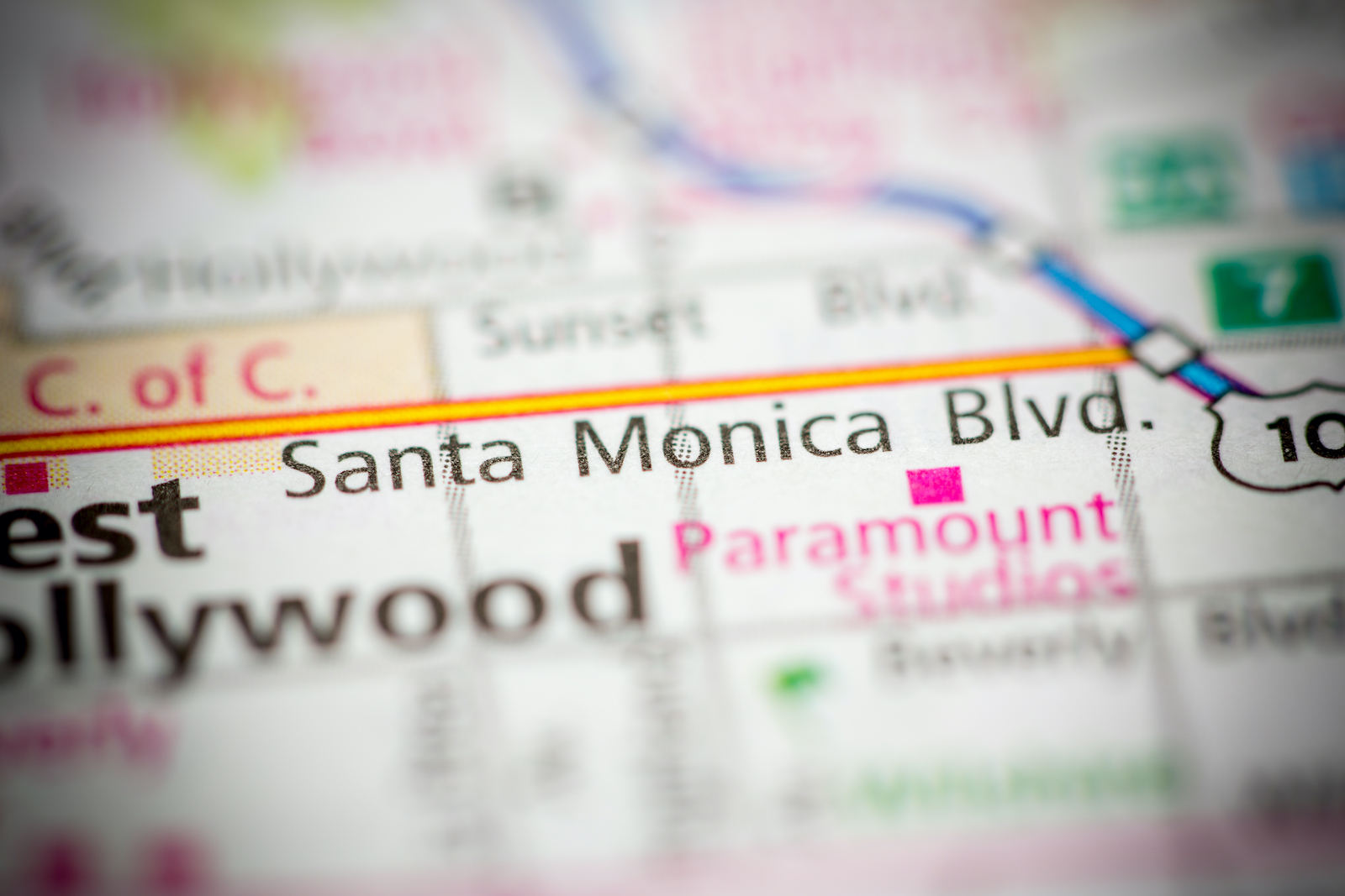 Map of Santa Monica
