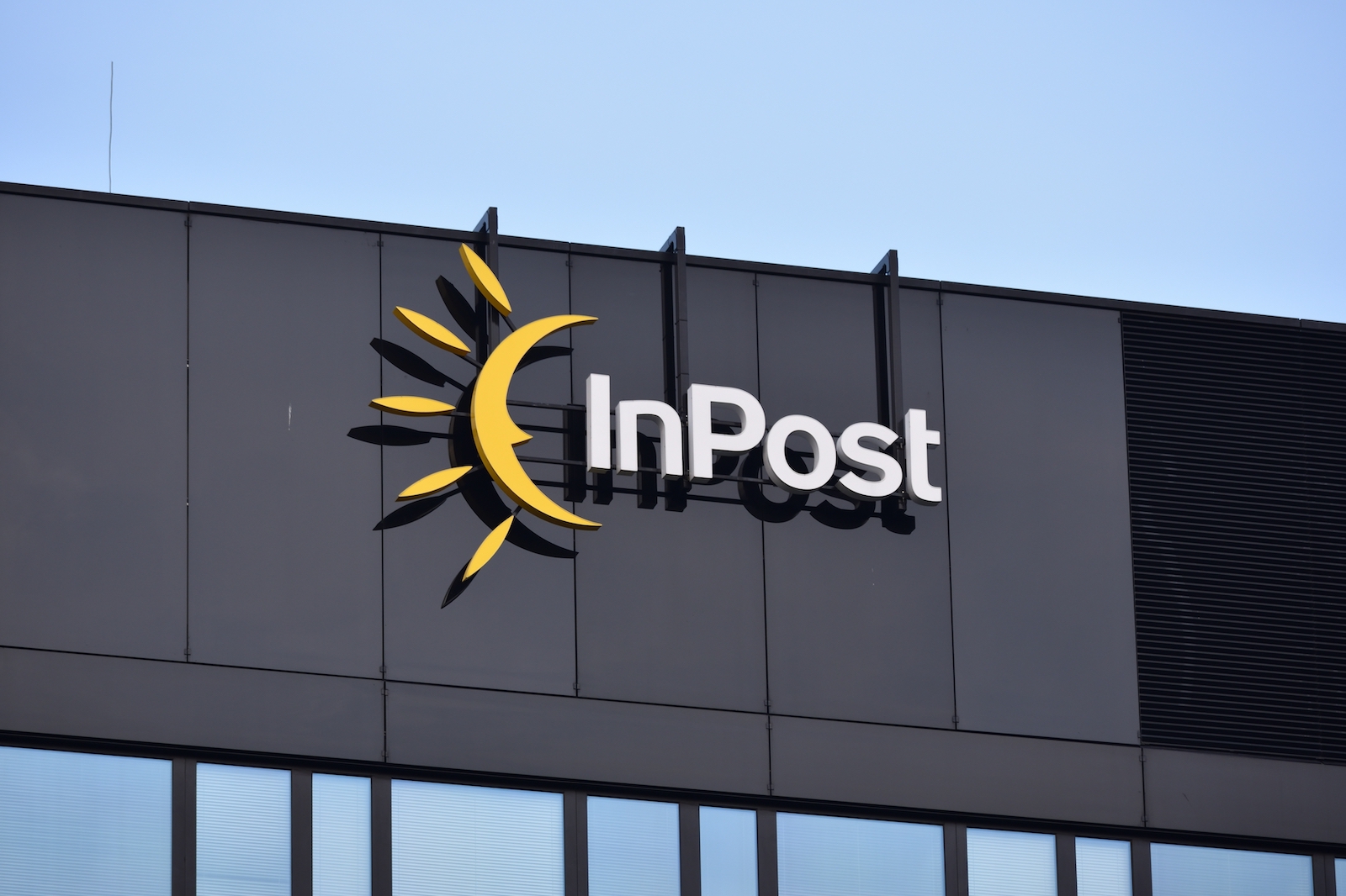 InPost logo on building