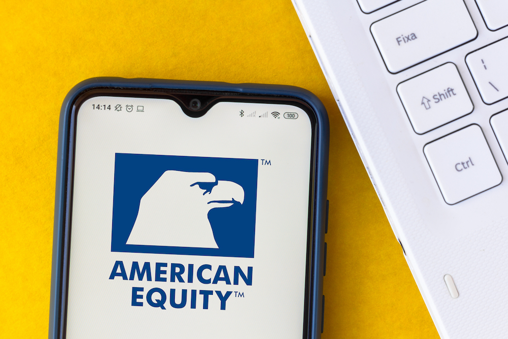American Equity Life Holding logo on screen