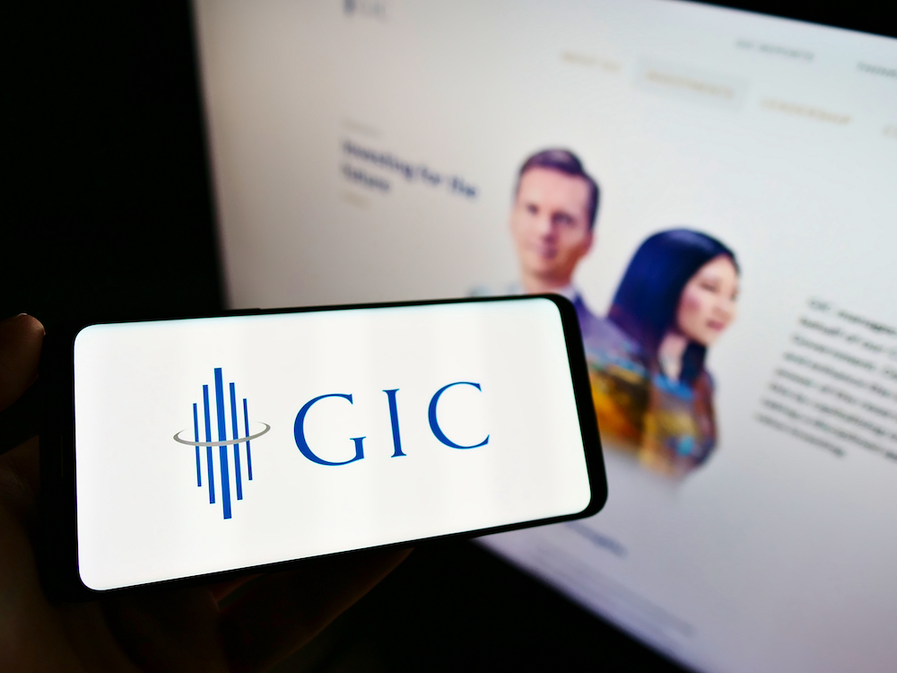 GIC logo on phone screen